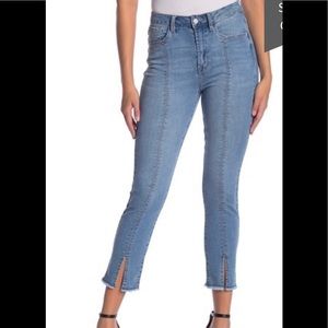 Kenzie: Sky High Vintage Slim Fit Slit Cuff Jeans